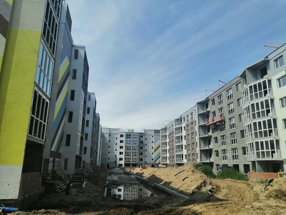 Ход строительства ЖК Welcome Home на Стеценко, авг, 2021 год