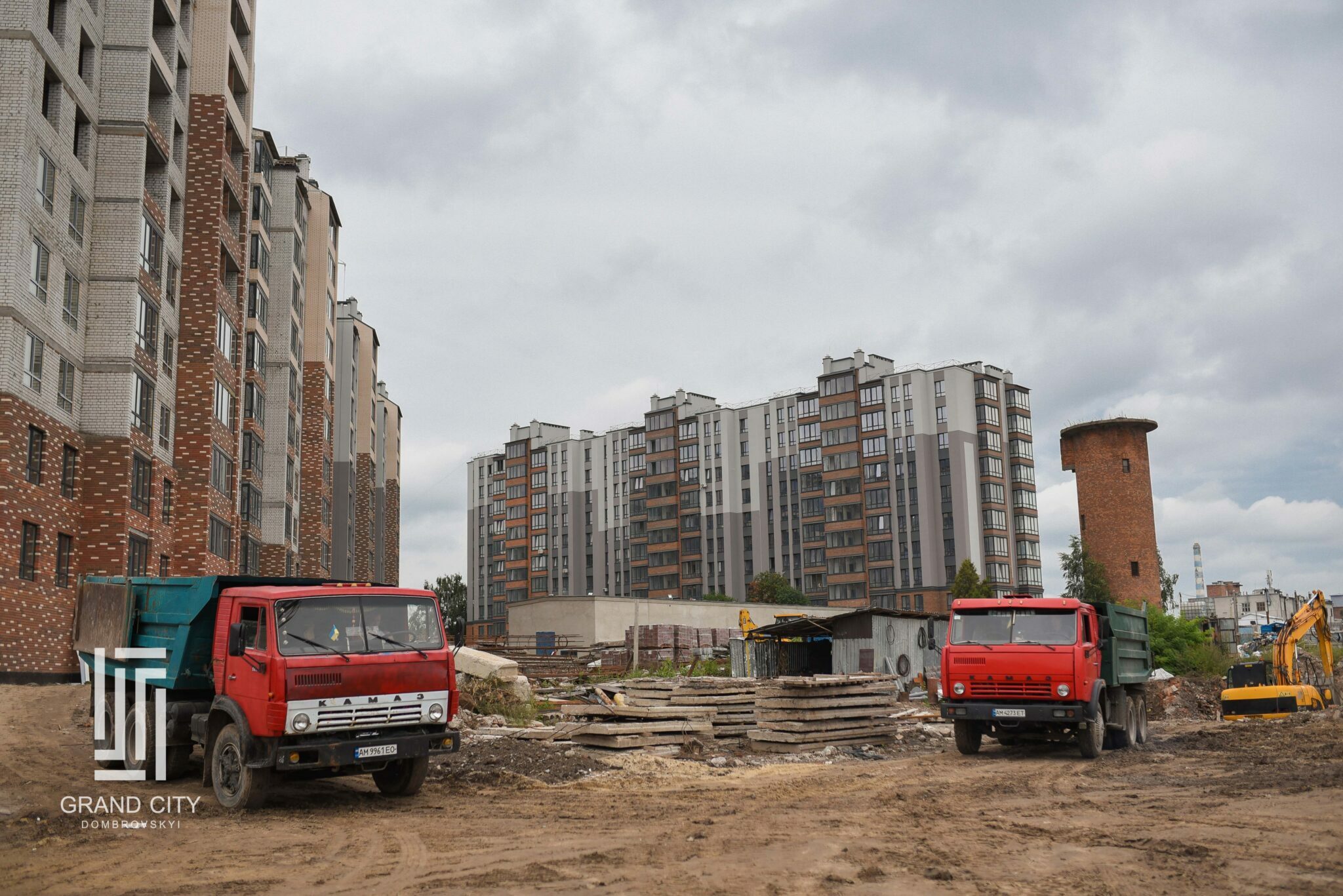 Хід будівництва ЖК Grand City Dombrovskyi, серп, 2021 рік