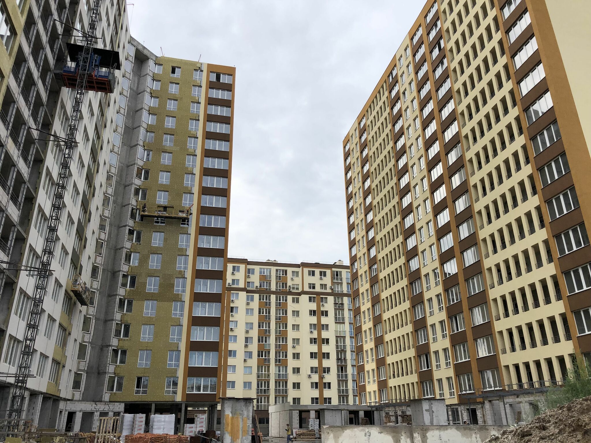 Ход строительства ЖК Променада, авг, 2021 год