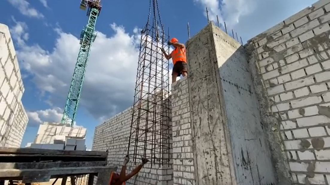 Ход строительства ЖК Idilika Avenue, авг, 2021 год