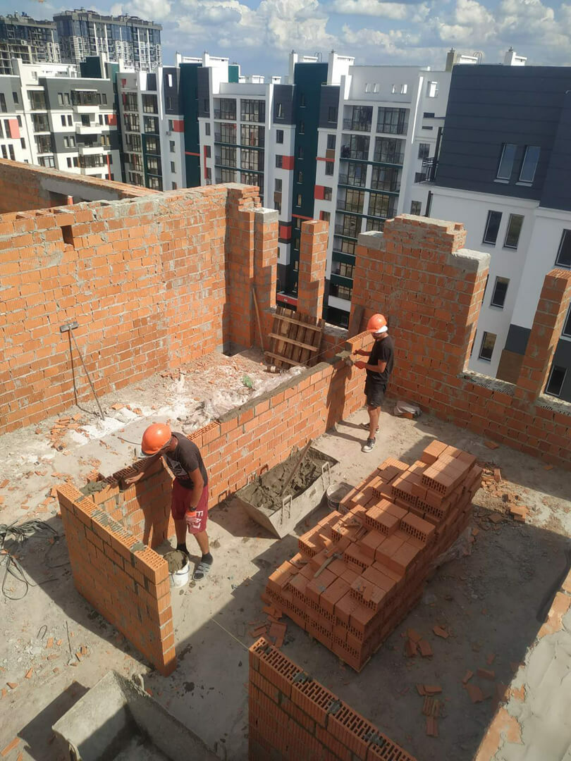Ход строительства ЖК Киевский, авг, 2021 год