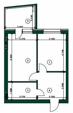 1-кімнатна 50.98 м² в ЖК ParkVille від 45 200 грн/м², Харків