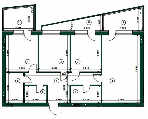 3-комнатная 113.73 м² в ЖК ParkVille от 44 350 грн/м², Харьков