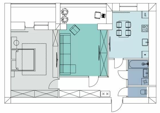 2-комнатная 79.8 м² в ЖК Comfort House от 18 500 грн/м², с. Липины