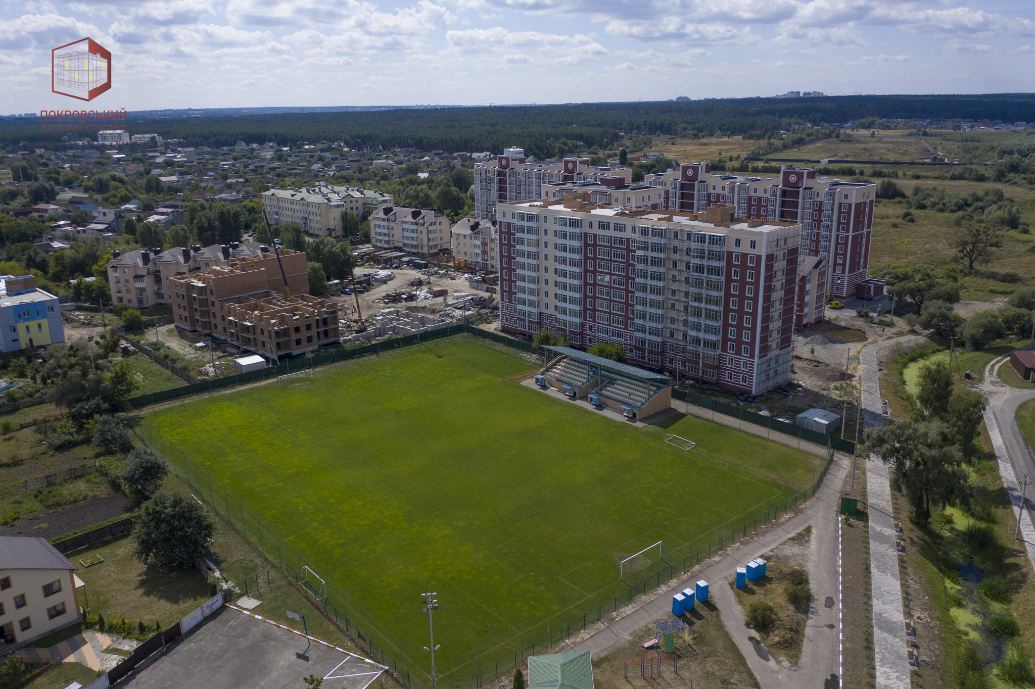 Хід будівництва ЖК Покровський, вер, 2021 рік