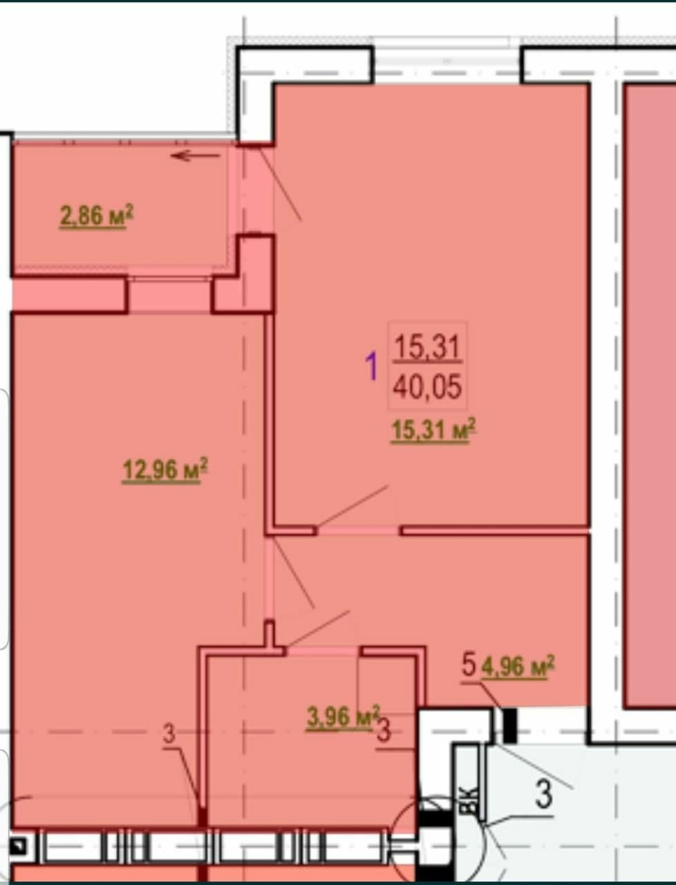 Продажа 1-комнатной квартиры 40 м², Шевченко ул., 327