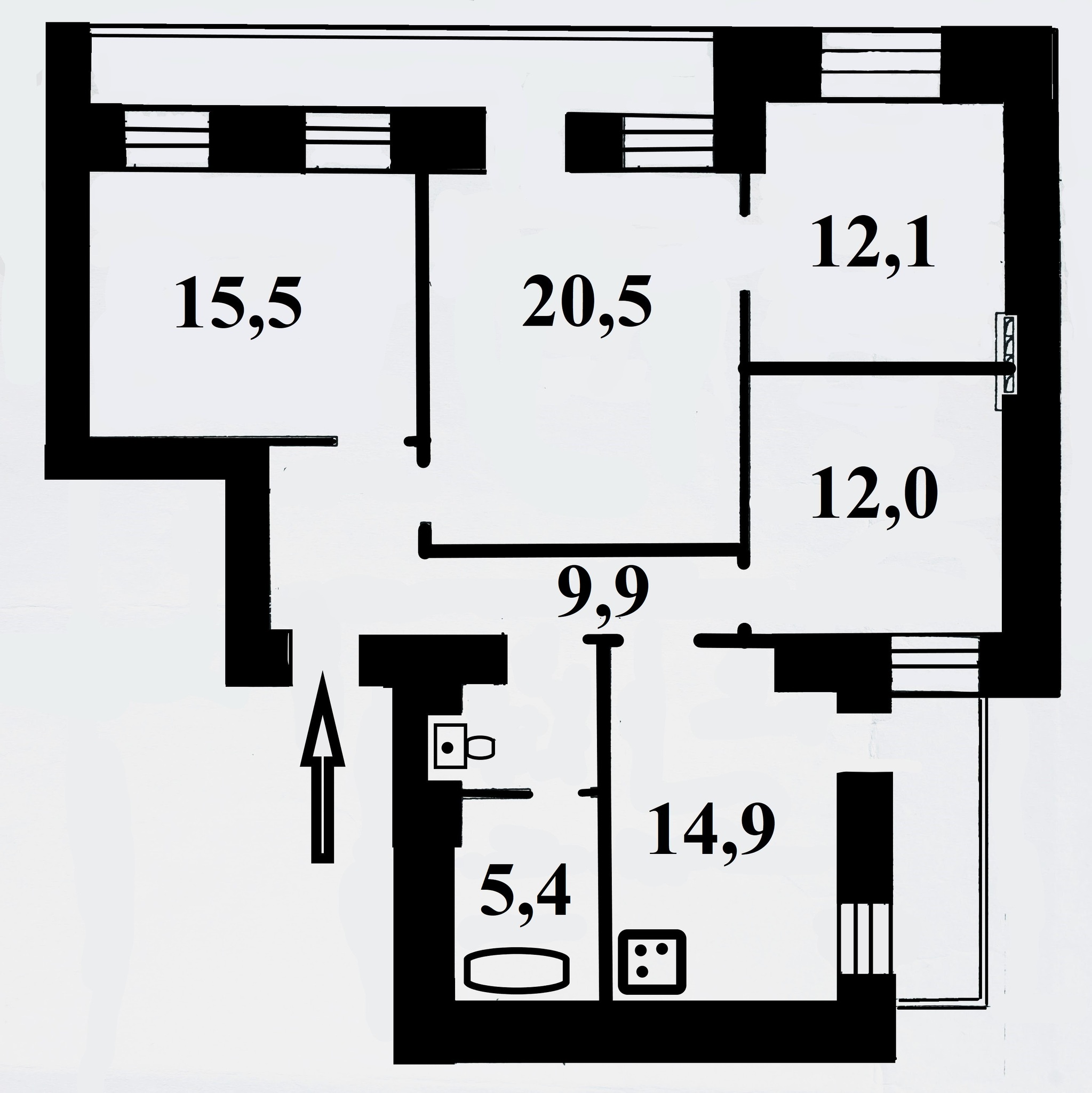 Продаж 4-кімнатної квартири 120 м², Івана Франка вул., 20Б