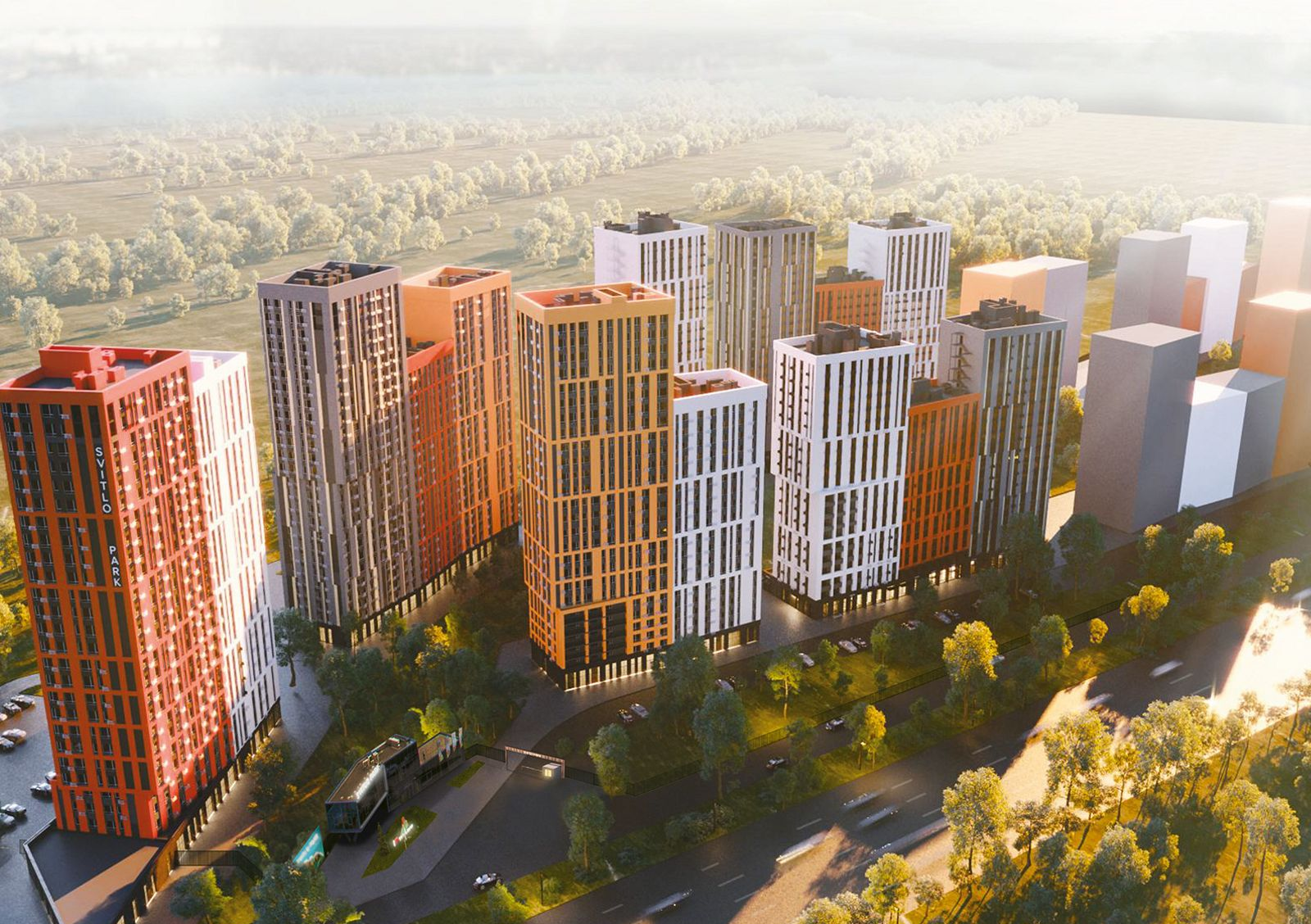 Ход строительства ЖК Svitlo Park в августе 2021