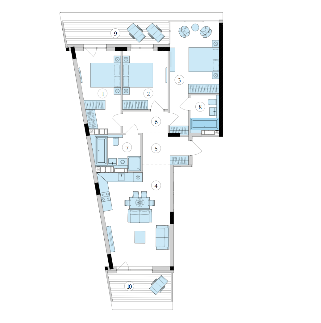 3-комнатная 126 м² в ЖК Park Lake City от 50 635 грн/м², с. Подгорцы