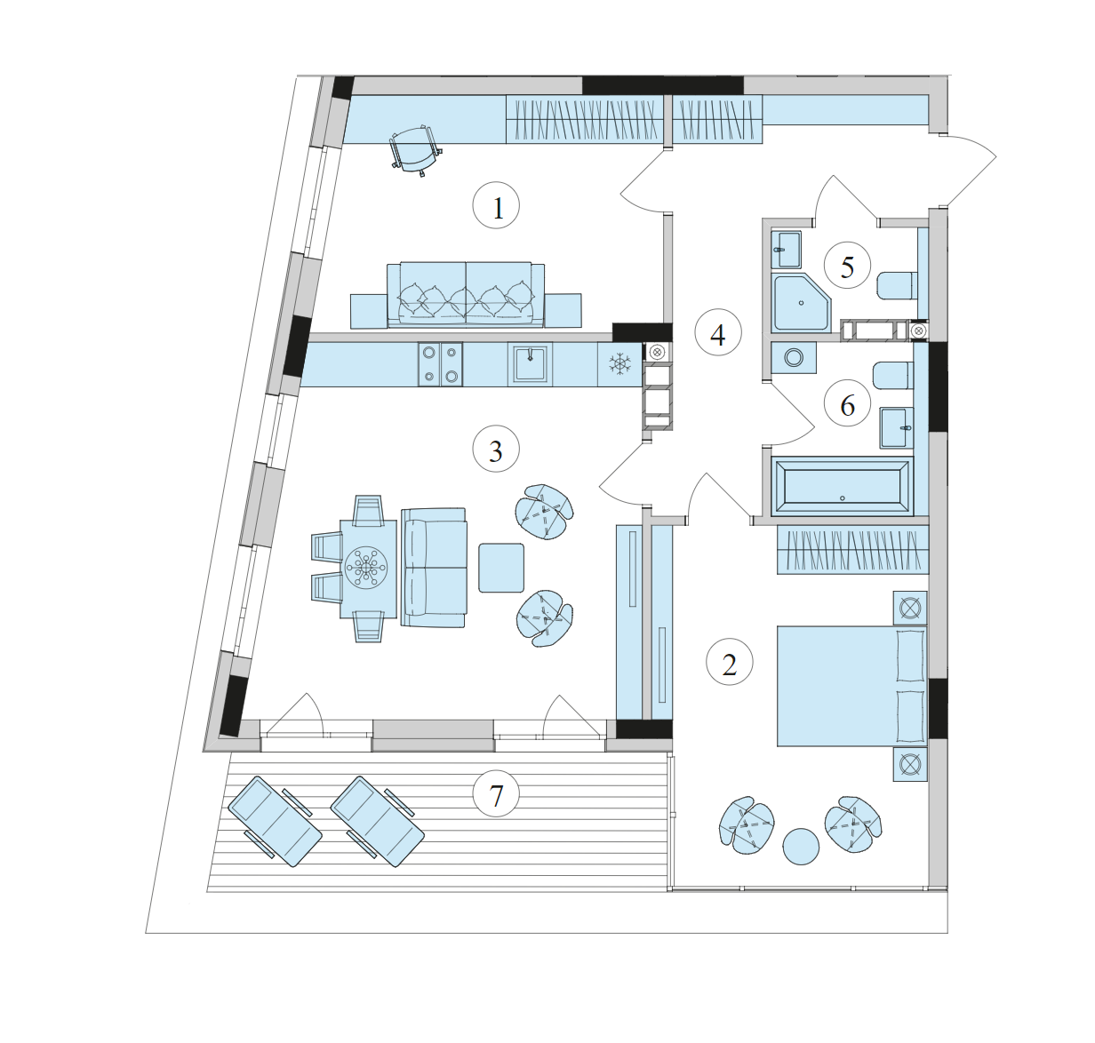 2-кімнатна 70.13 м² в ЖК Park Lake City від 46 357 грн/м², с. Підгірці