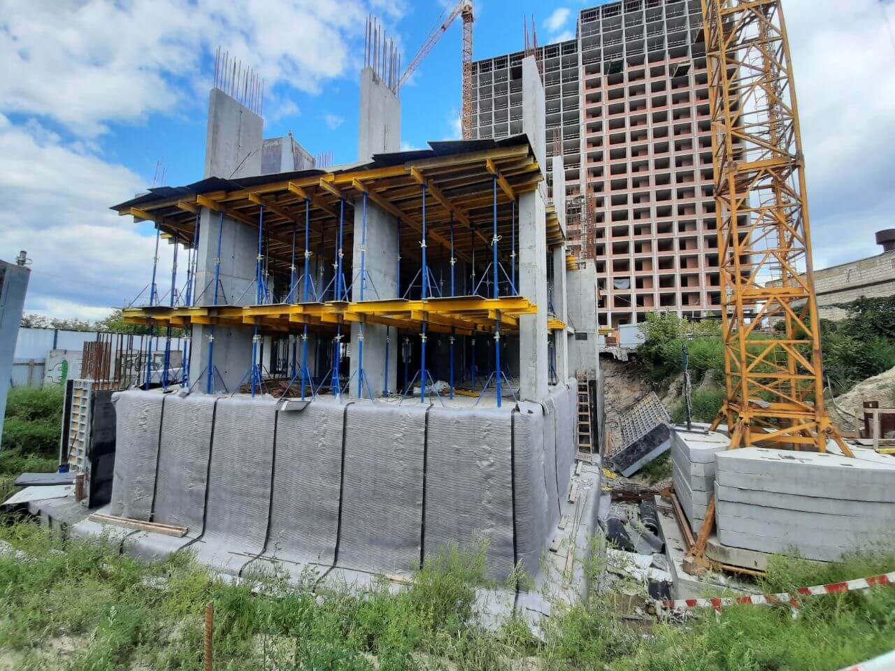 Хід будівництва ЖК Rusaniv Residence, вер, 2021 рік