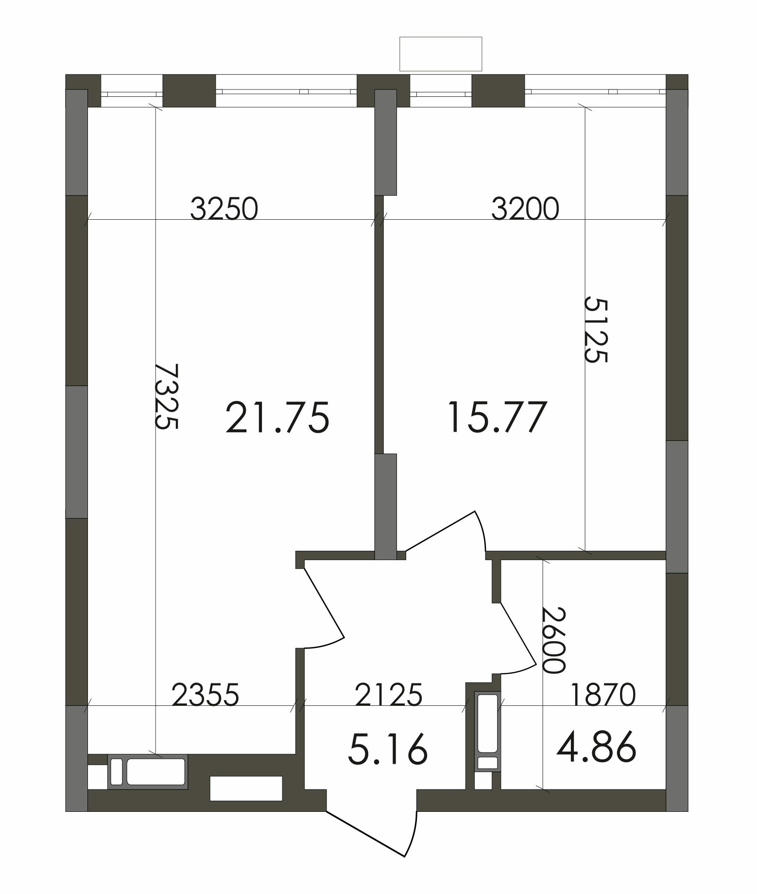 1-комнатная 47.54 м² в ЖК Star City от 25 300 грн/м², Киев