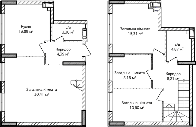 Двухуровневая 99.14 м² в ЖК City Park от 18 400 грн/м², г. Ирпень