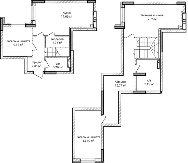 Двухуровневая 94.34 м² в ЖК City Park от 18 000 грн/м², г. Ирпень