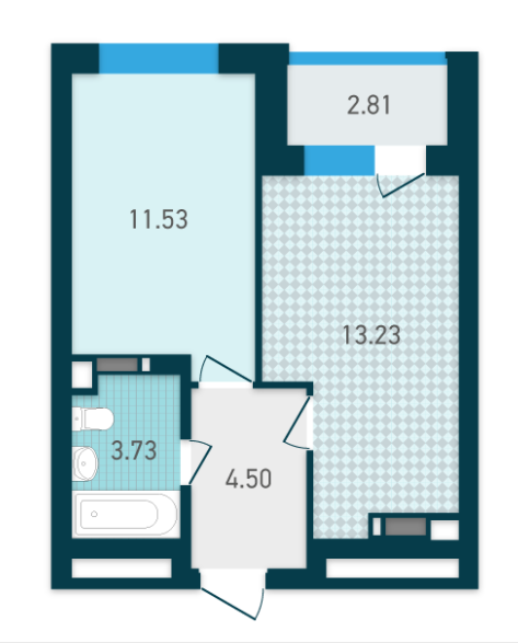 1-кімнатна 35.8 м² в ЖК GENESIS від 34 714 грн/м², Київ