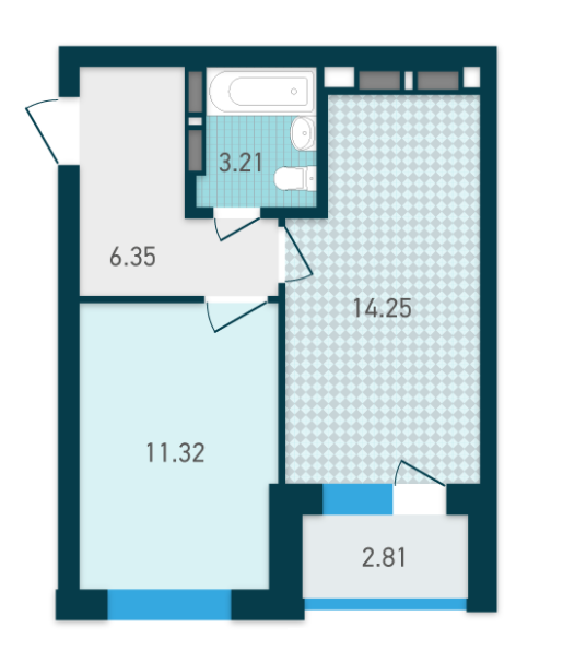 1-кімнатна 37.94 м² в ЖК GENESIS від 32 712 грн/м², Київ