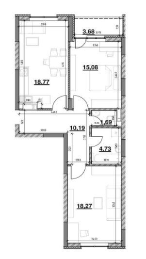 2-кімнатна 72.41 м² в ЖК OK`LAND від 36 496 грн/м², Київ