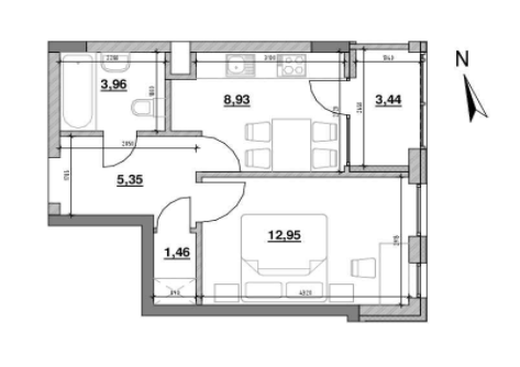 1-комнатная 36.09 м² в ЖК Велика Британія от 31 790 грн/м², Львов