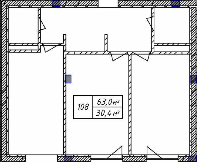 2-кімнатна 63 м² в ЖК A3UM від 29 100 грн/м², Київ