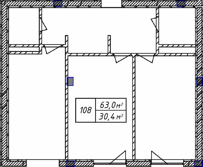 2-комнатная 63 м² в ЖК A3UM от 29 100 грн/м², Киев