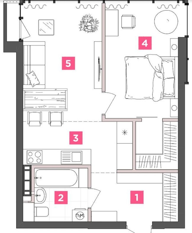 1-кімнатна 47.91 м² в ЖК ANRIL house від 64 450 грн/м², Київ