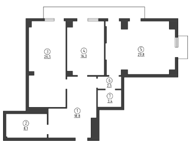 2-комнатная 117 м² в ЖК Ясная Поляна от 56 600 грн/м², Одесса