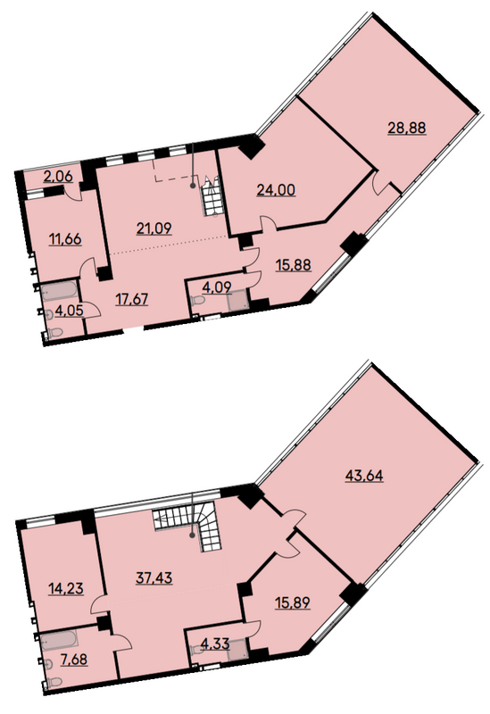 Дворівнева 250.12 м² в ЖК Bauhaus від 43 000 грн/м², Харків