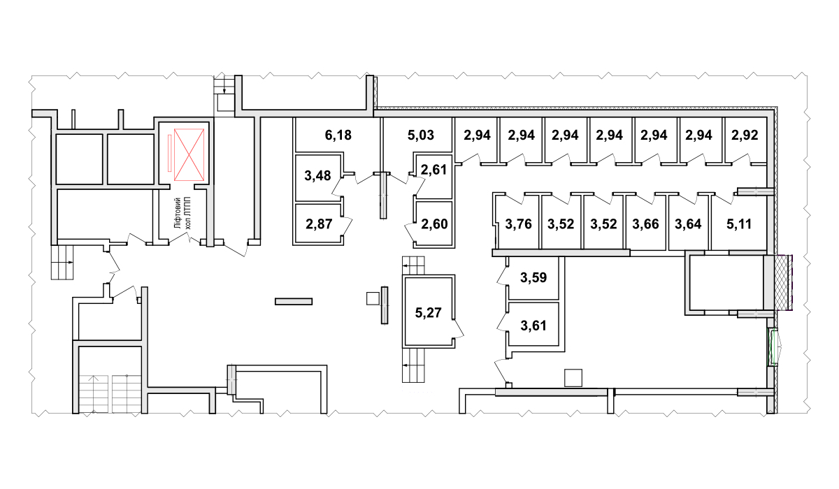 Кладовая 3 м² в ЖК Владимирский от 33 930 грн/м², Киев