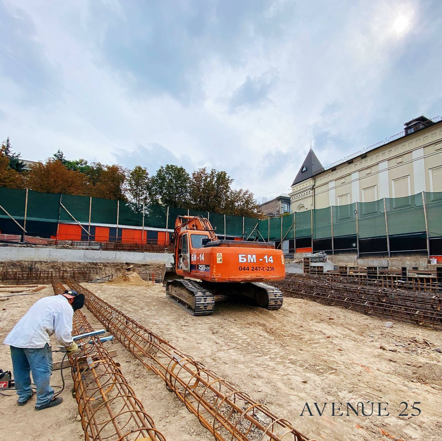 Ход строительства ЖК Avenue 25, авг, 2021 год