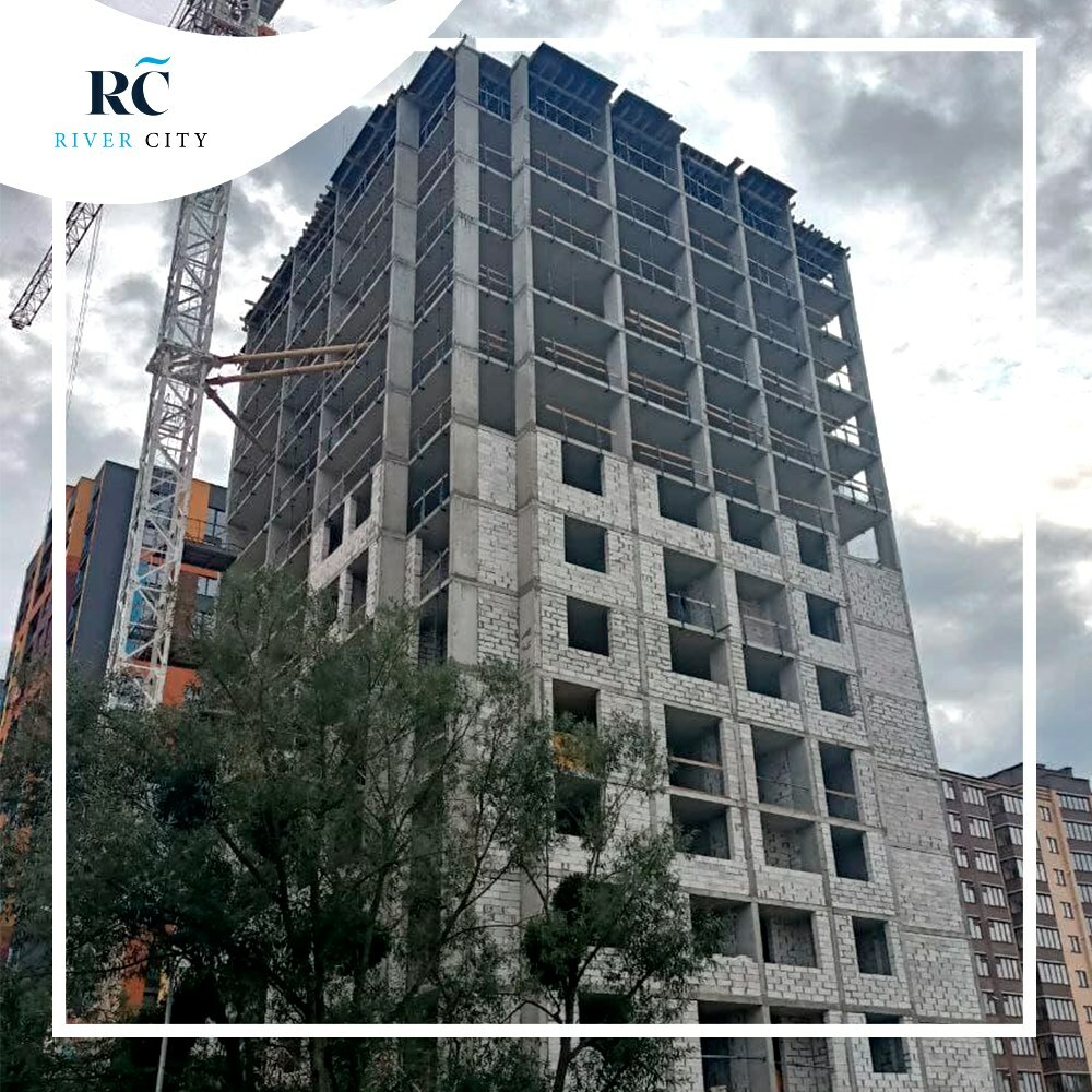Хід будівництва ЖК River City, вер, 2021 рік