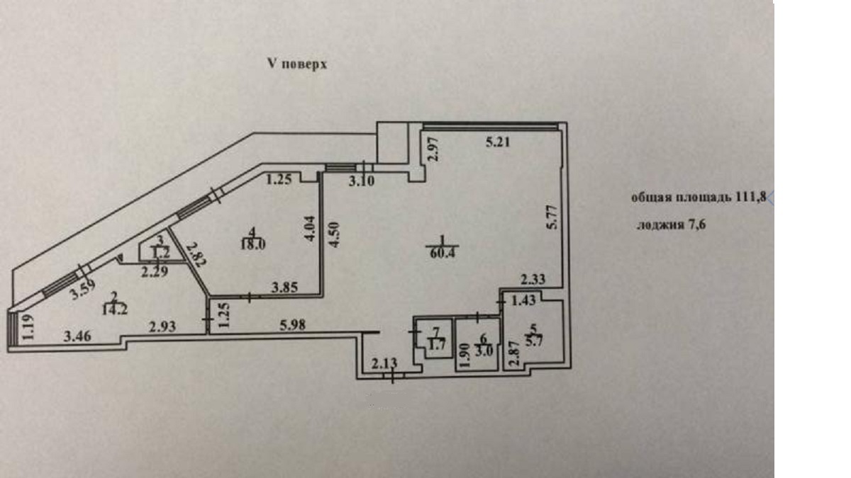 Продажа 1-комнатной квартиры 44.61 м², Французский бул., 85/5