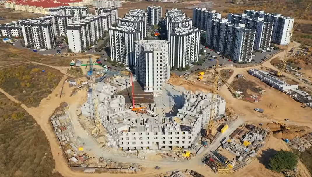 Ход строительства ЖК Уютный квартал, окт, 2021 год