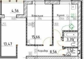 2-комнатная 57.25 м² в ЖК Затишна Фазенда от 15 300 грн/м², пгт Стрижавка