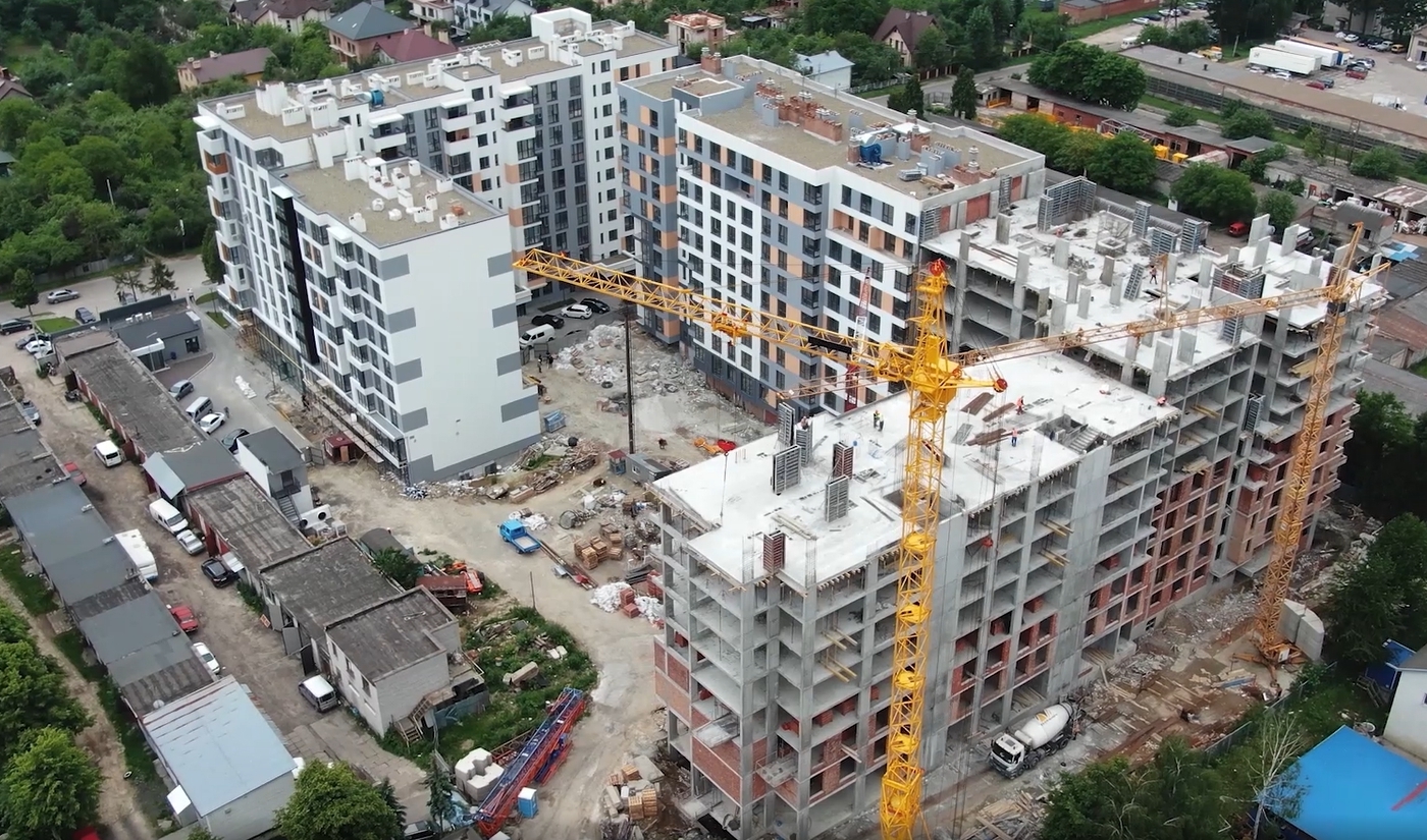 Ход строительства ЖК Auroom City, окт, 2021 год