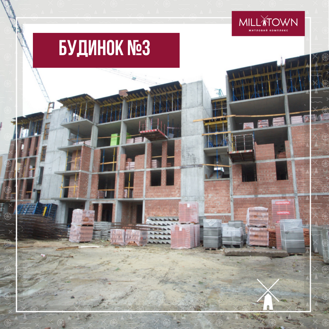 Хід будівництва ЖК Mill Town, лип, 2021 рік