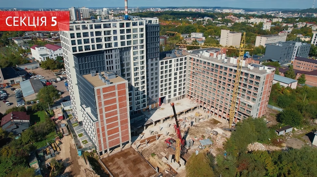 Ход строительства ЖК Вільне Місто, окт, 2021 год