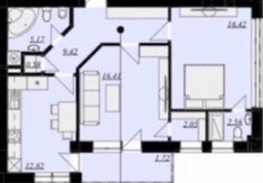 2-комнатная 67.15 м² в ЖК Кошицкий от 24 600 грн/м², Ужгород