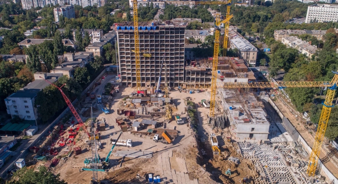 Хід будівництва ЖК Оскар, серп, 2021 рік