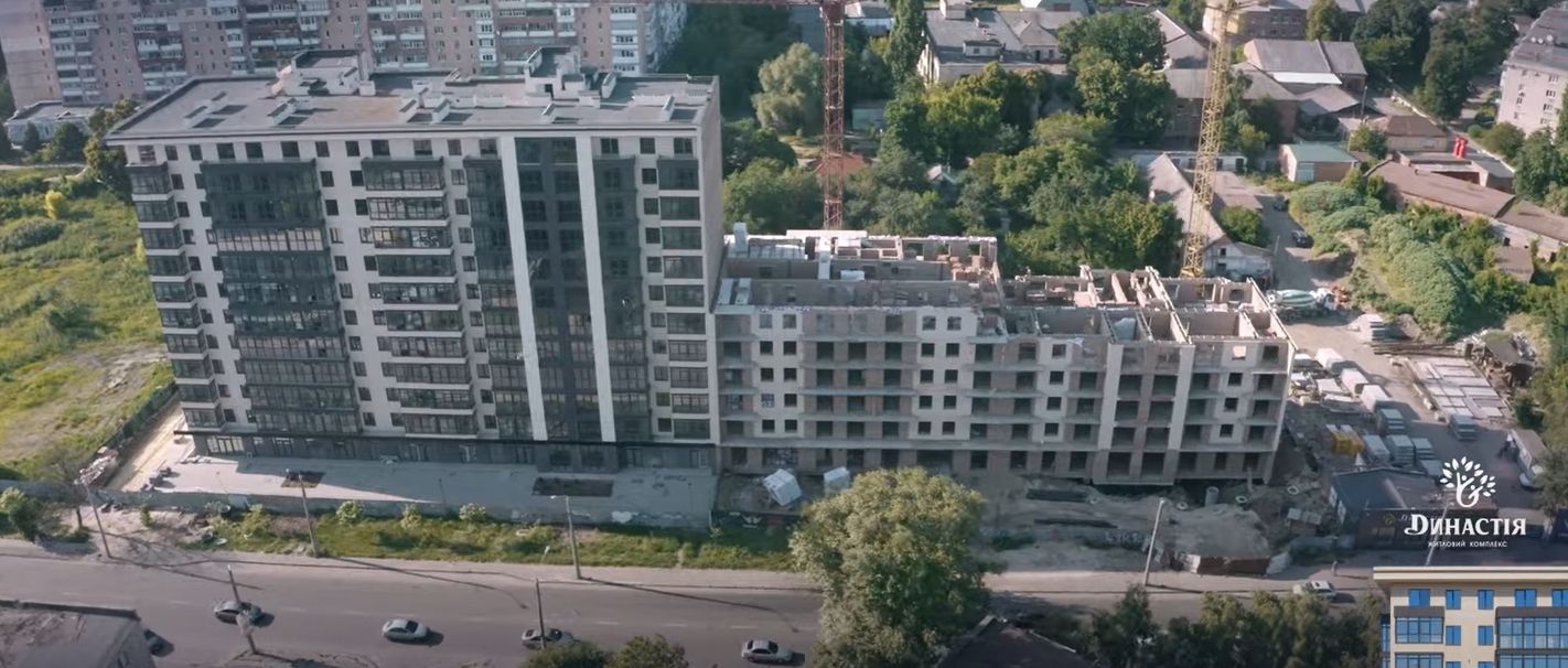 Хід будівництва ЖК Династія, вер, 2021 рік