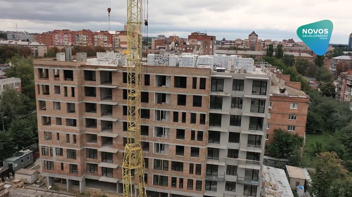 Ход строительства ЖК Оскар, окт, 2021 год