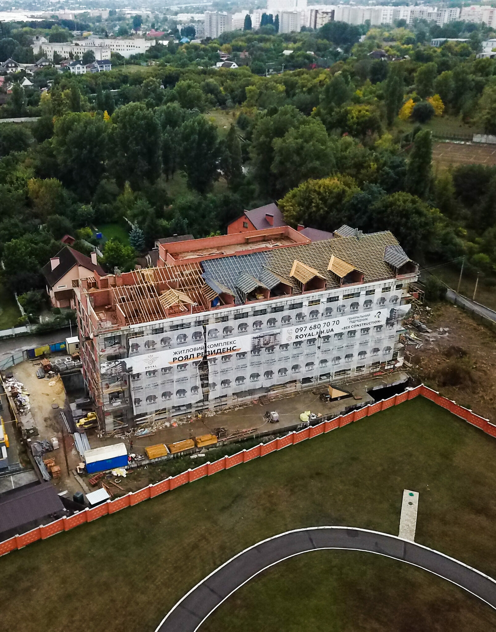 Хід будівництва ЖК Royal Residence, вер, 2021 рік
