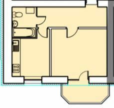 1-комнатная 37.83 м² в ЖК Эспланада от 16 050 грн/м², Сумы