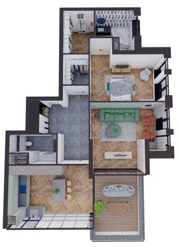 2-комнатная 109.69 м² в ЖК Замкова Брама от 41 800 грн/м², г. Белая Церковь