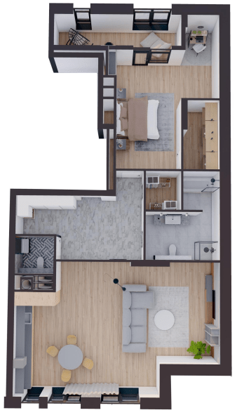 2-комнатная 116.04 м² в ЖК Замкова Брама от 41 800 грн/м², г. Белая Церковь