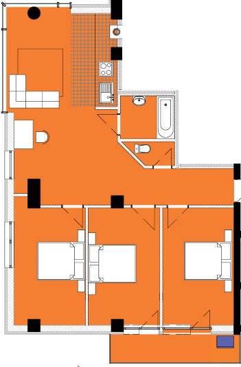 3-кімнатна 96 м² в ЖК Park Residence від 20 250 грн/м², Івано-Франківськ