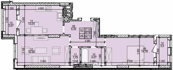 2-кімнатна 68.13 м² в ЖК Весняний від 18 000 грн/м², м. Винники