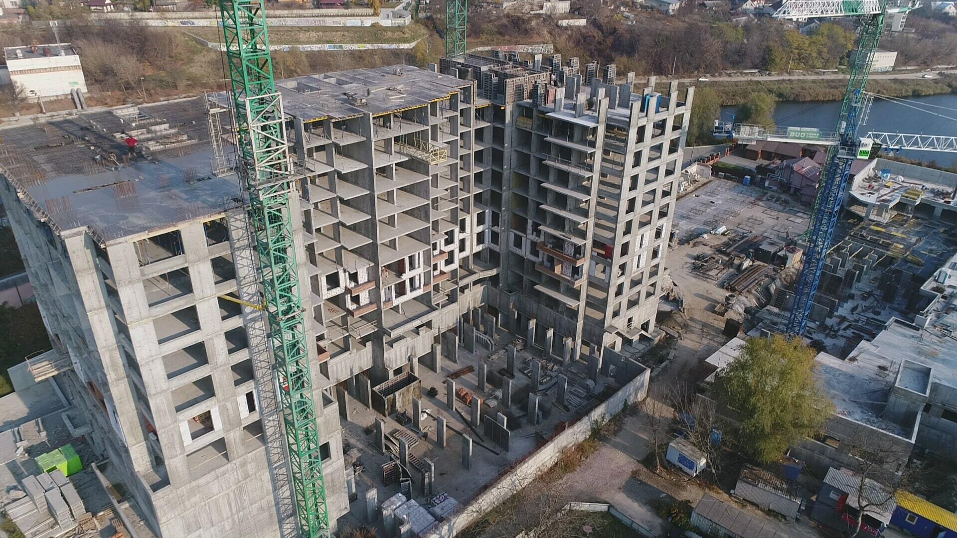 Ход строительства ЖК Медовый-2, ноя, 2021 год