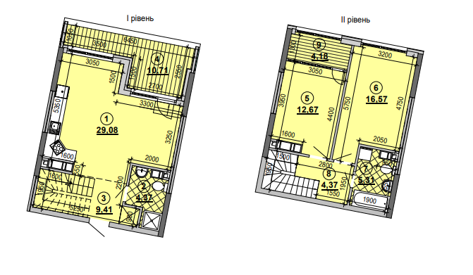 Дворівнева 85.03 м² в ЖК Great від 28 917 грн/м², Київ