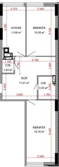 2-кімнатна 68.89 м² в ЖК Royal Park від 32 100 грн/м², м. Ірпінь