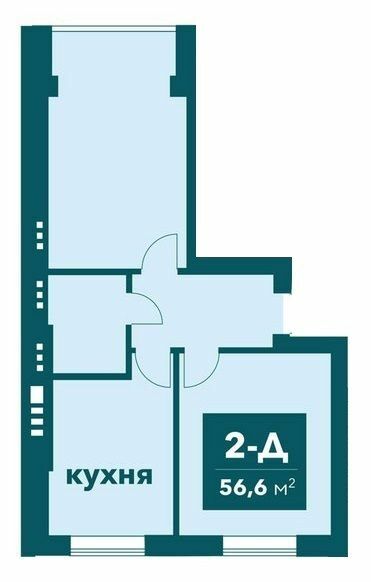 2-комнатная 56.6 м² в ЖК Ибис от 20 000 грн/м², г. Ирпень